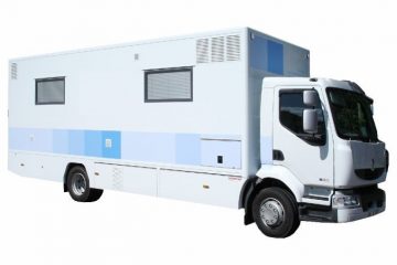 Mobile laboratory on Mitsubishi Canter